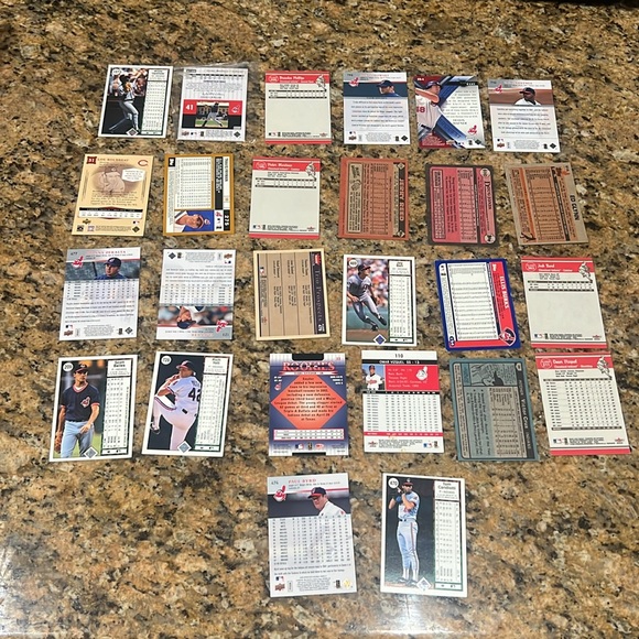 OG INDIANS BASEBALL CARDS LOT - Picture 2 of 2